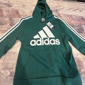Green adidas hoodie